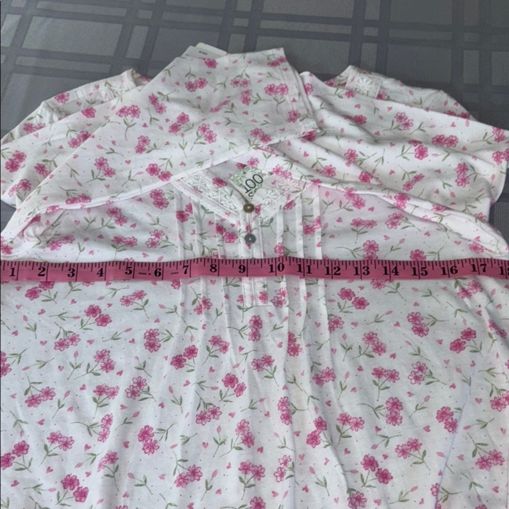 Carole Hochman White and Pink Pajamas‎ Size S - Picture 11 of 11